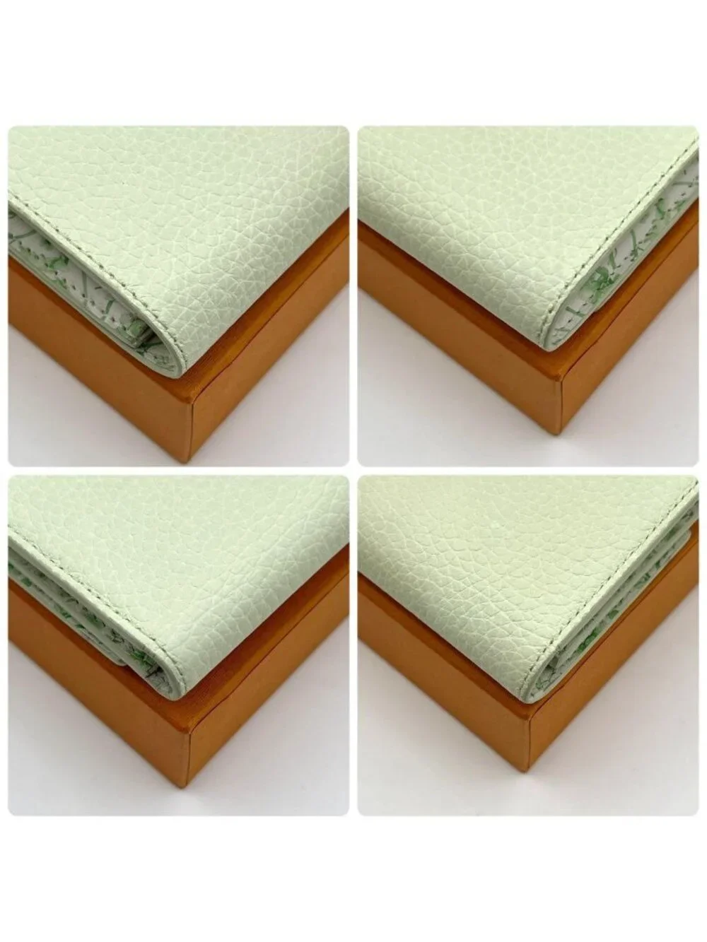 Louis Vuitton Taurillon Capucines Compact Green Trifold Wallet